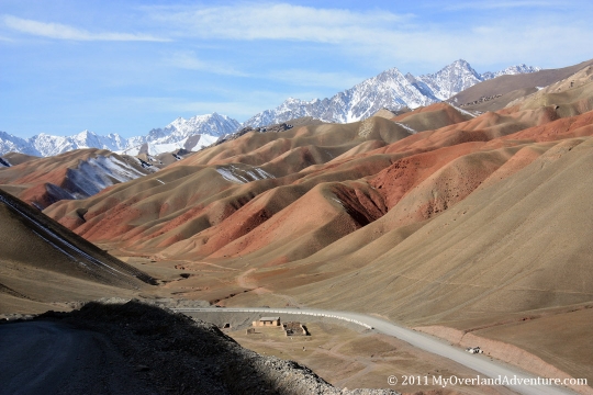 Red Hills - Road to Sary Tash Red Hills - Road to Sary Tash