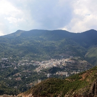 Hillside town