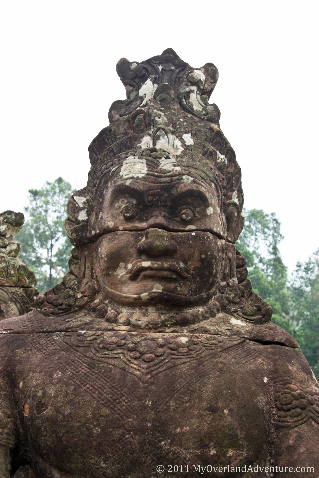 Faces at Angkor Thom South Gate (Evil)