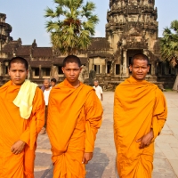 Monks Angkor Wat