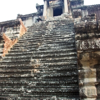 Angkor Wat Steep steps