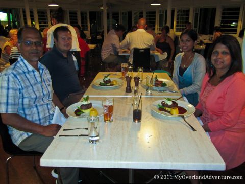 Dinner in Port Douglas