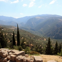 View from Ancient Delphi