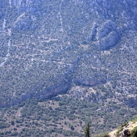 Zig-zag road-Ancient Delphi