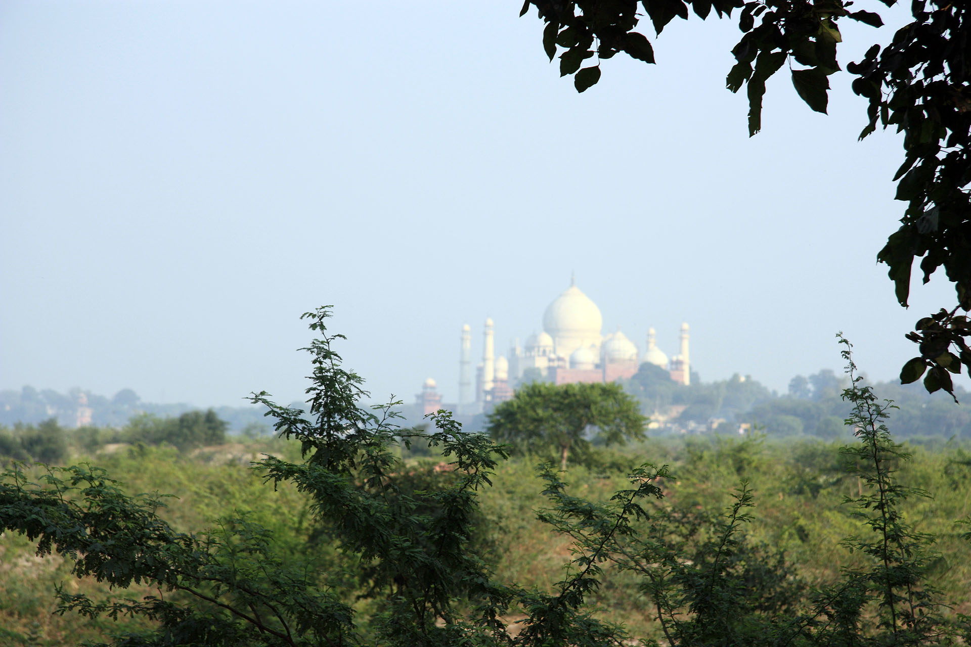 First View Of The Taj