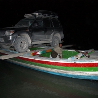 Attabad Lake night ferry